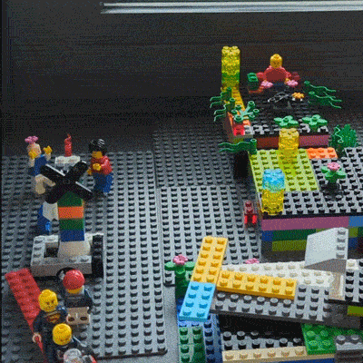 lego serious play kūryniai